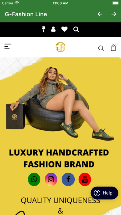 GFL Online Shopping Screenshot