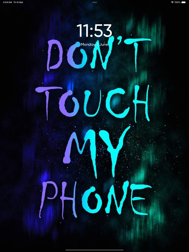 Don't Touch My Phone LWP for Android - Download | Bazaar