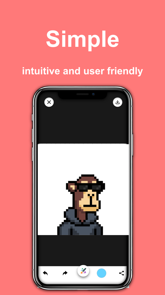 #3. Pixel Art - Create NFT (iOS) Podle: Ozan AYAZ
