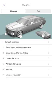 rolls-royce vehicle guide iphone screenshot 2