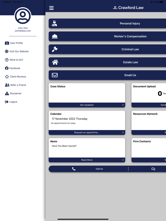 Screenshot #5 pour JL Crawford Law