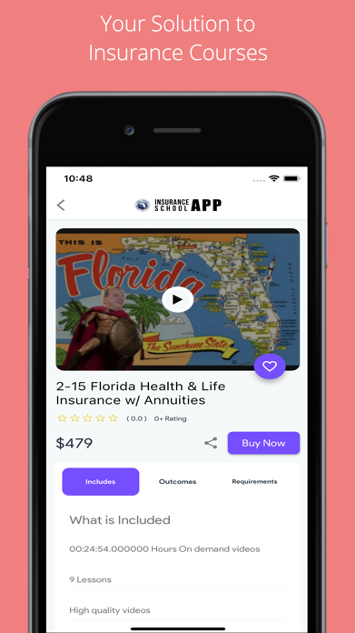 Insurance School App Screenshot