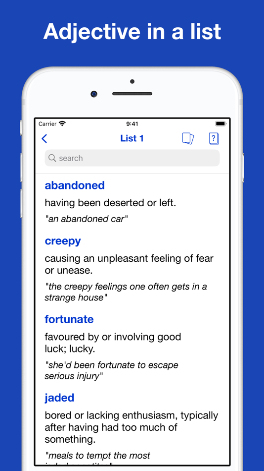 #7. Mastering English Adjectives (iOS) 由: Bui Hoai Trang