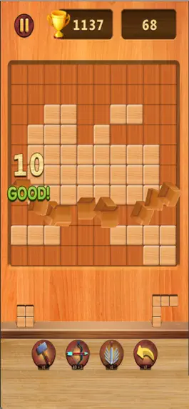 Game screenshot Wood brick block puzzle 3d hack