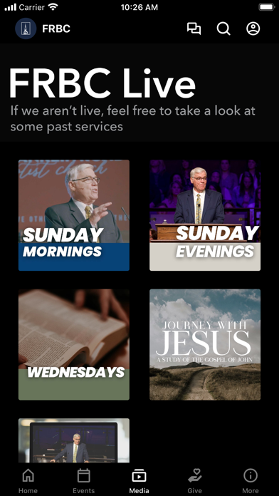 Franklin Road Baptist Church Screenshot