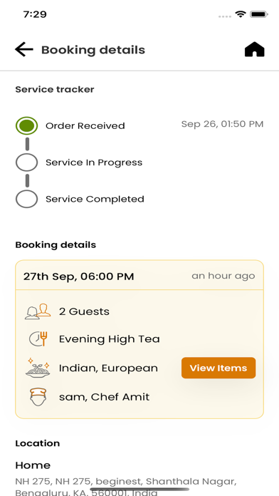 BookMyChef: Chefs & Catering Screenshot