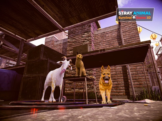 Stray Animal Survival Game 3D screenshot 3