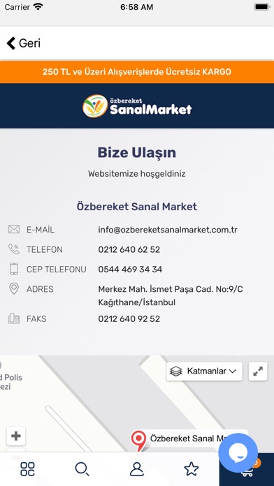 Özbereket Sanal Market Screenshot