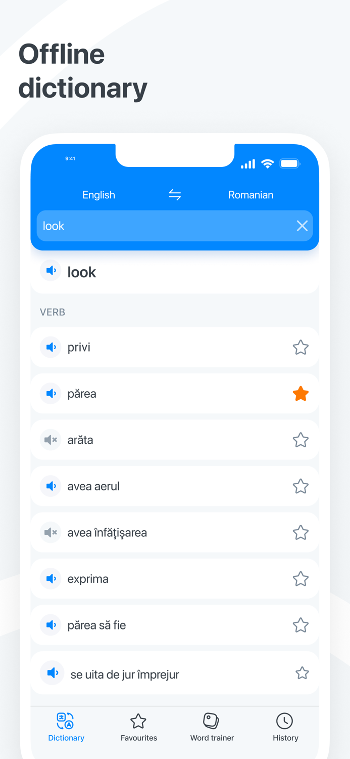 Romanian−English dictionary