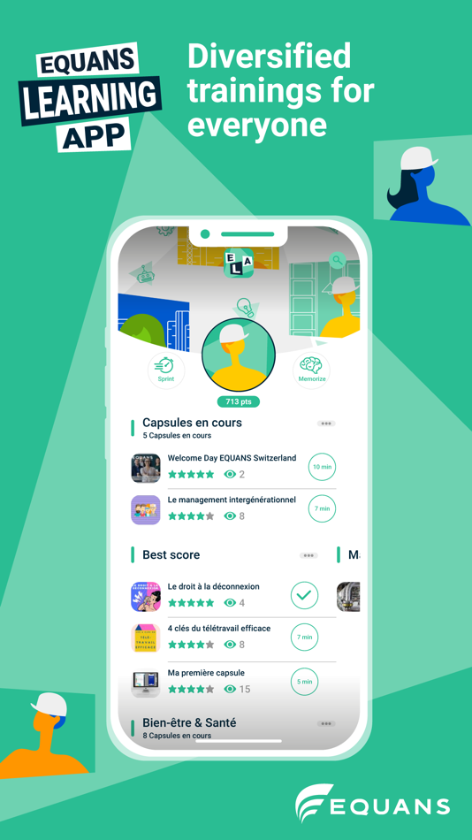 #1. Equans Learning App (iOS) Podle: Equans