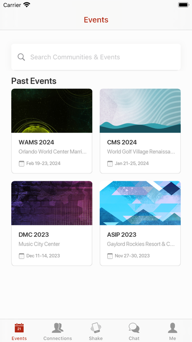 Arctos Events - Conference App Screenshot
