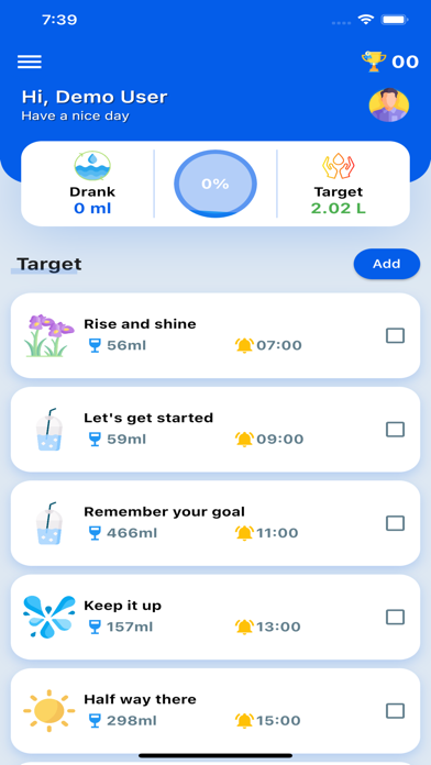 Water Reminder 2022 Screenshot