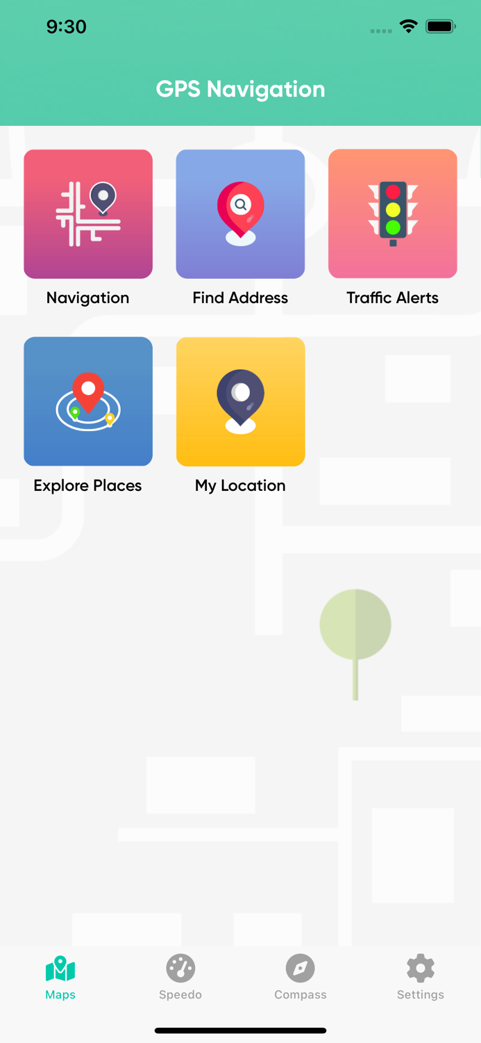 GPS Navigation and Car Road Maps