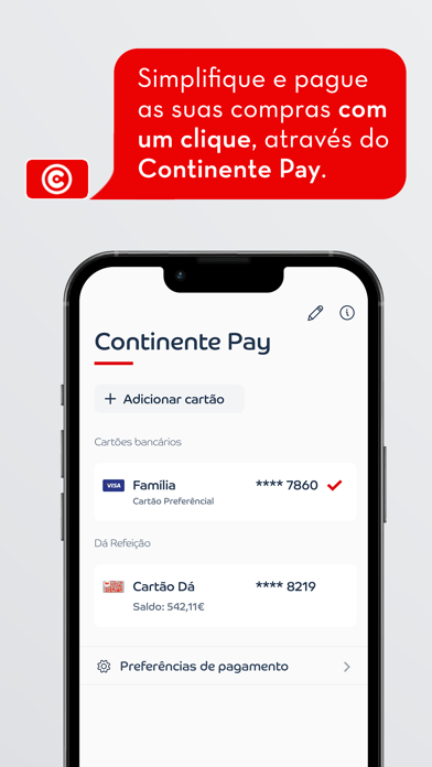 Cartão Continente Screenshot