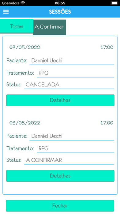 AcheiFisio - Fisioterapeutas Screenshot
