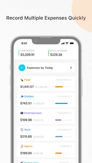 tiny savings: budget tracker iphone screenshot 2