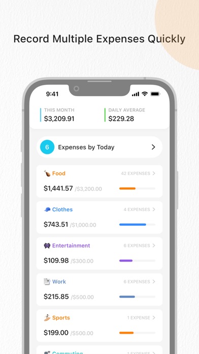 Screenshot #2 pour Tiny Savings: Budget Tracker