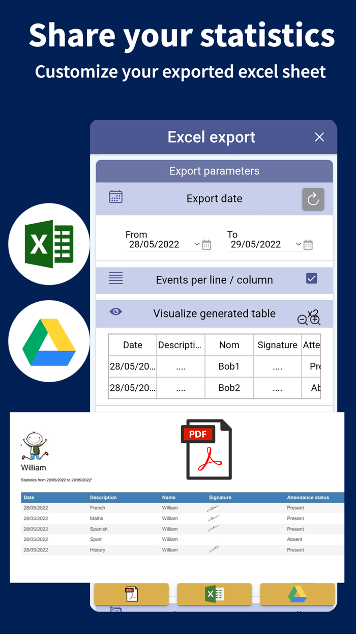Attendy - Attendance register