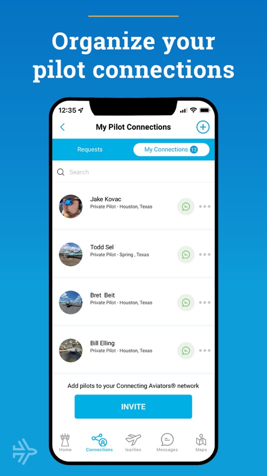 #6. Connecting Aviators® (iOS) 由: Connecting Aviators, LLC