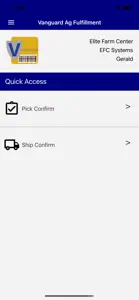 Vanguard Ag Fulfillment screenshot #1 for iPhone
