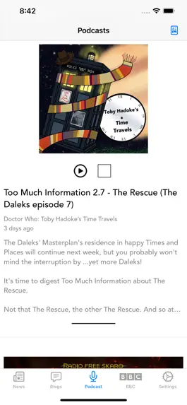 Game screenshot DW WhoNews for Doctor Who hack