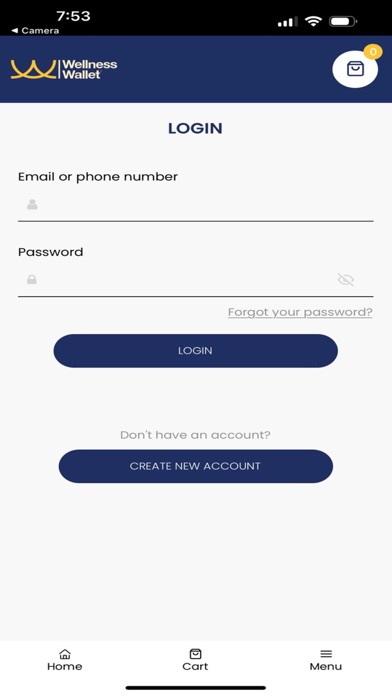Wellness Wallet EG Screenshot