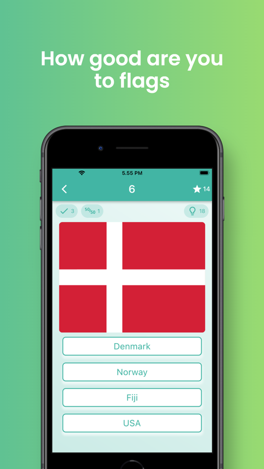 #4. Flags game - Quiz (iOS) 由: Hartvig Solutions
