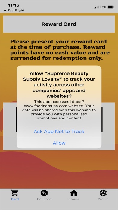 Supreme Beauty Supply Loyalty Screenshot