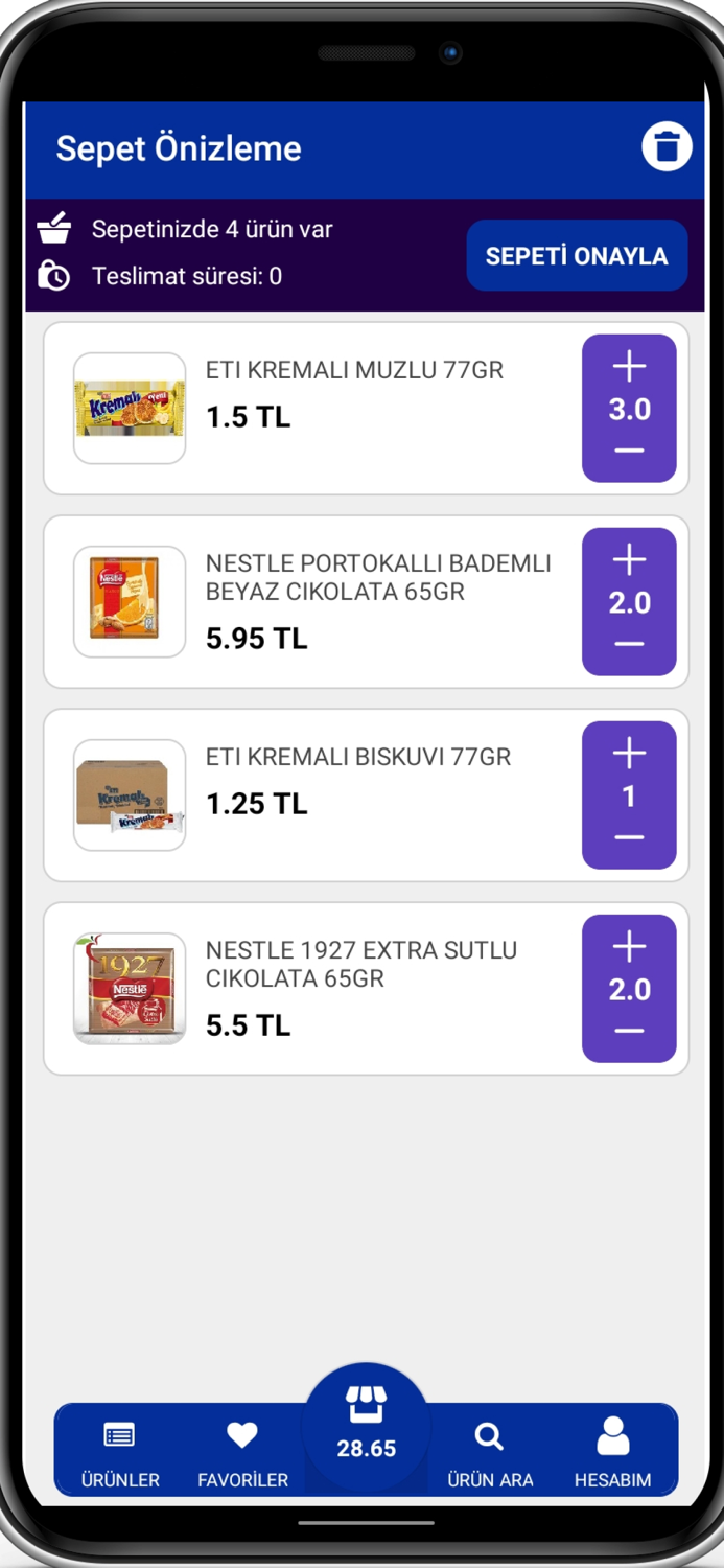 Ercan Gıda - Keçiborlu Sipariş