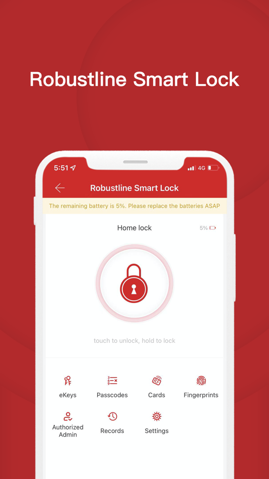 #1. Robustline Smart Lock (iOS) 来自: Global Card Systems Company Limited