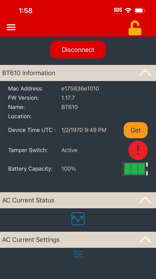 #1. Sentrius BT610 (iOS) 由: Ezurio LLC