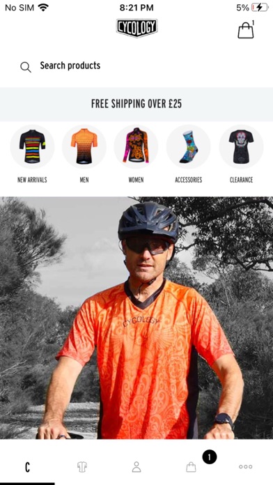 Cycology Clothing US Screenshot
