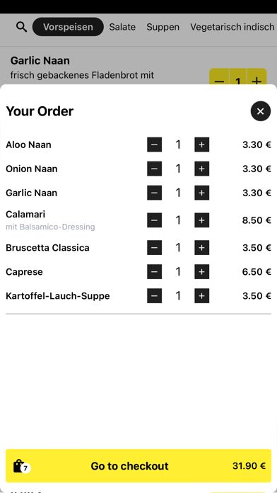 Bali's Restaurant Wesel Screenshot