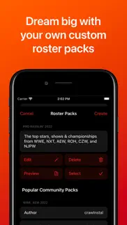 pro wrestling manager 2022 iphone screenshot 2