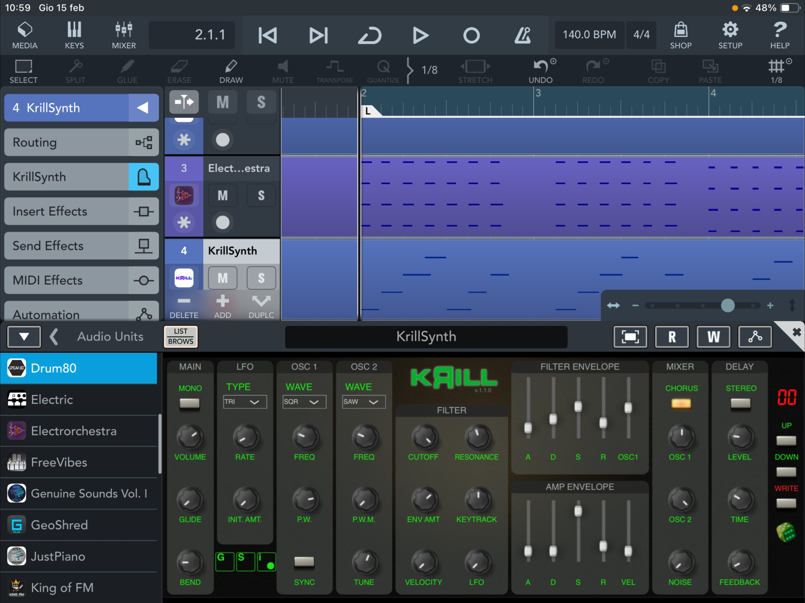 Krill Synthesizer