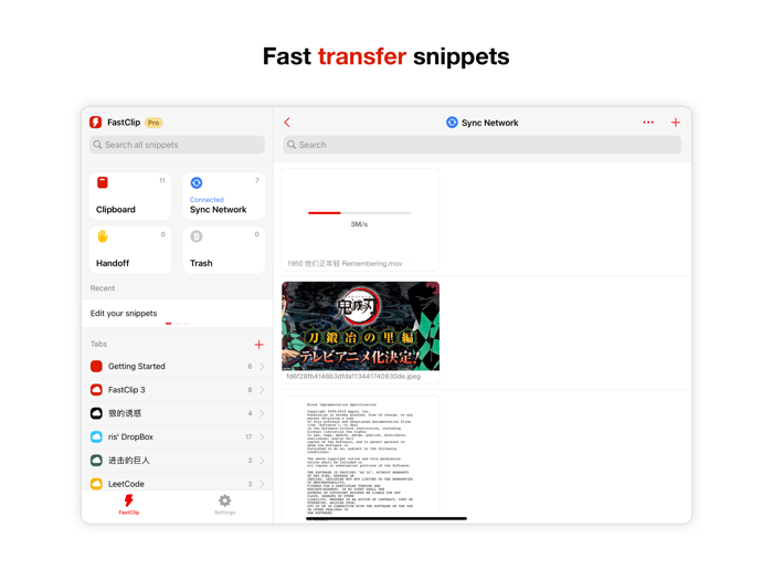 FastClip - Snippets Editor