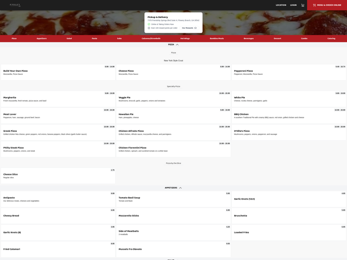 D’Villa’s Italian Pizzeria