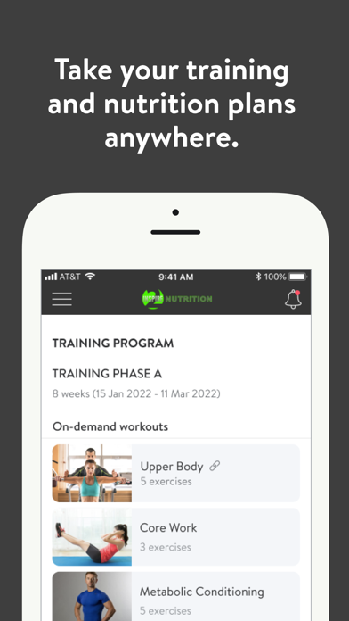 2Inspire Fitness App Screenshot