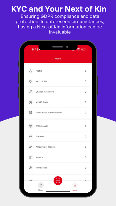 AmourPay Agent Screenshot