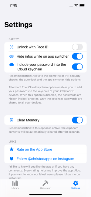 ‎Password Manager - Panoptes Screenshot