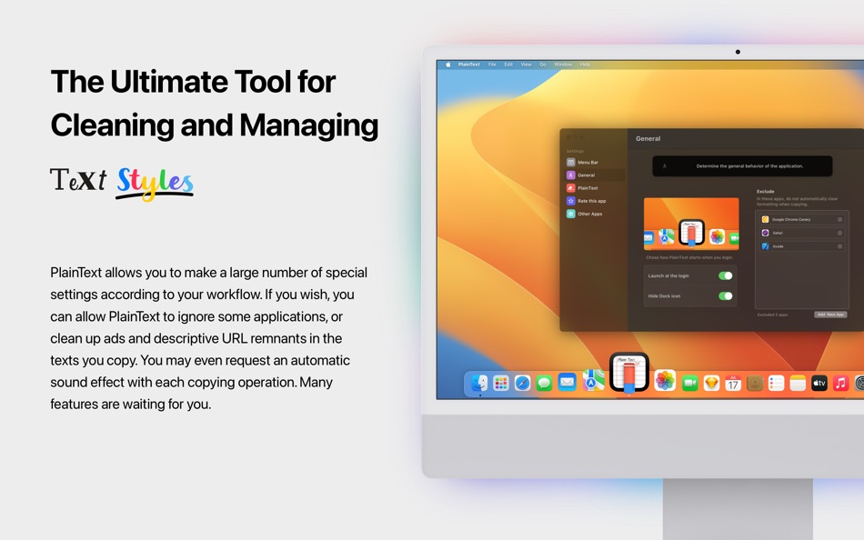 #3. PlainText - CopyPaste Cleaner (macOS) 게시자: Metromedya Digital Ad Agency