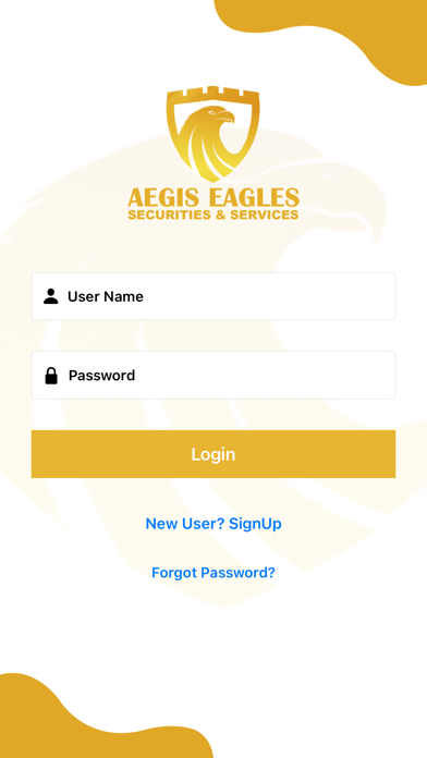 Security Services Screenshot