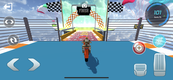 SuperHero Bike Stunt Racing Go