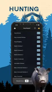 hog magnet - hog hunting calls iphone screenshot 2