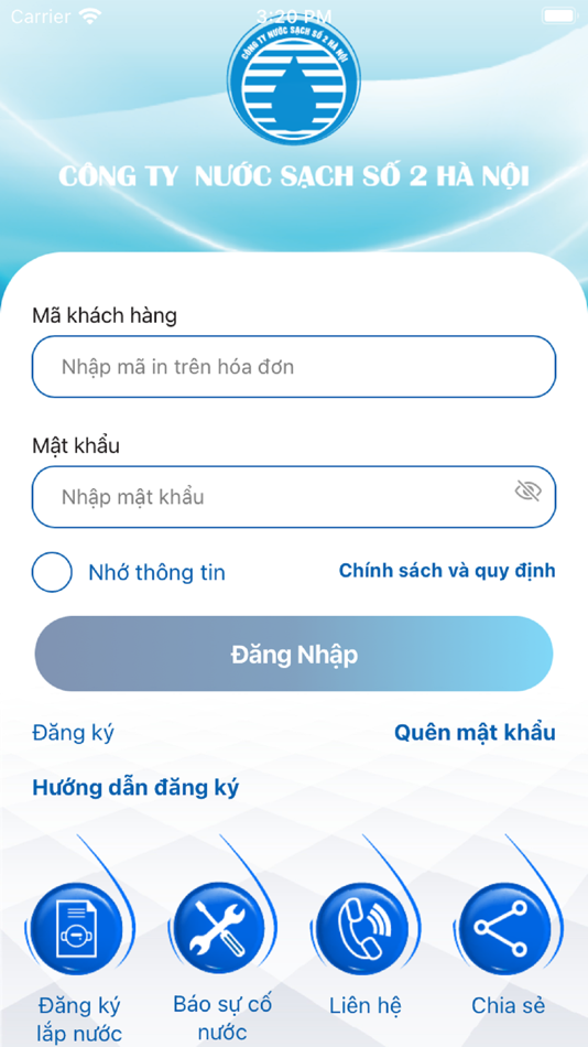 #1. NUOCSACH2HN (iOS) 来自: HANOI WATER SUPPLY NUMBER 2 JOINT STOCK COMPANY