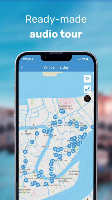Venice Audio Guide Offline Map Screenshot