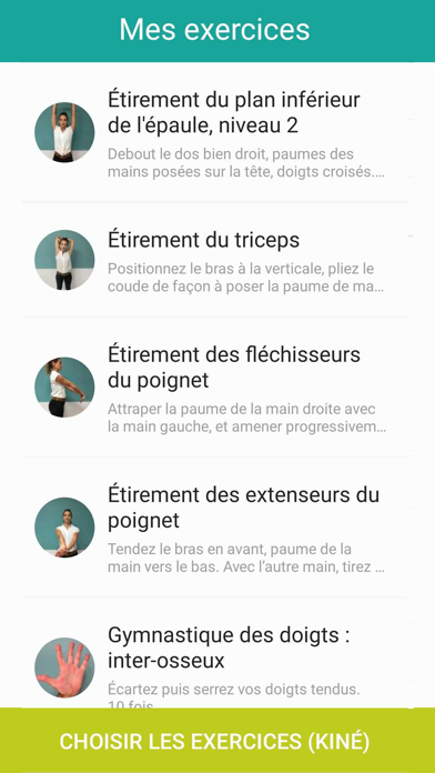 Mes Exos Kinés - MSA Screenshot
