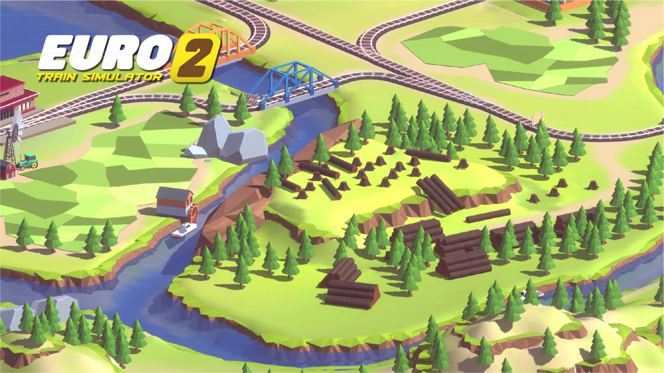 #6. Euro Train Sim 2 (iOS) โดย: Highbrow Interactive