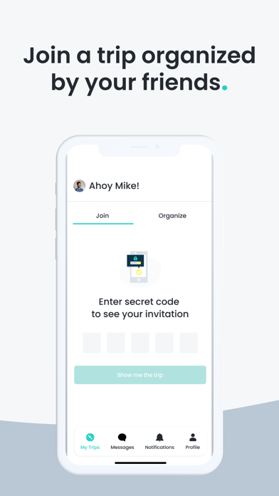Rayzza! Trip Organization Tool Screenshot