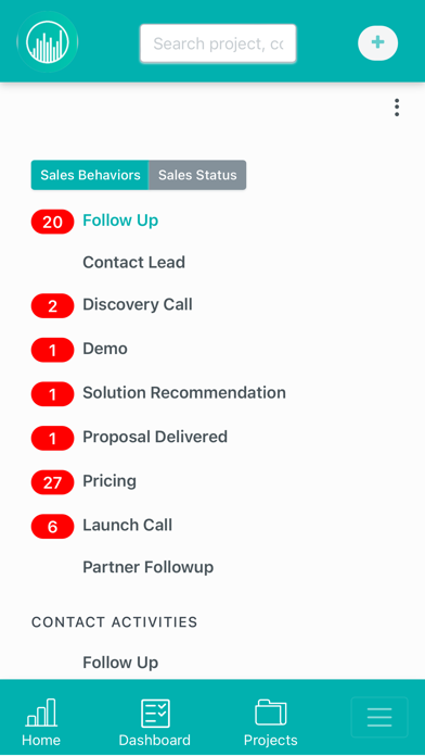 Followup CRM Screenshot